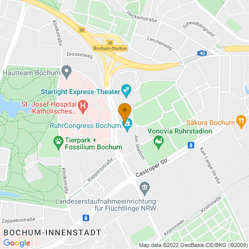 RuhrCongress, Stadionring 20, 44791 Bochum